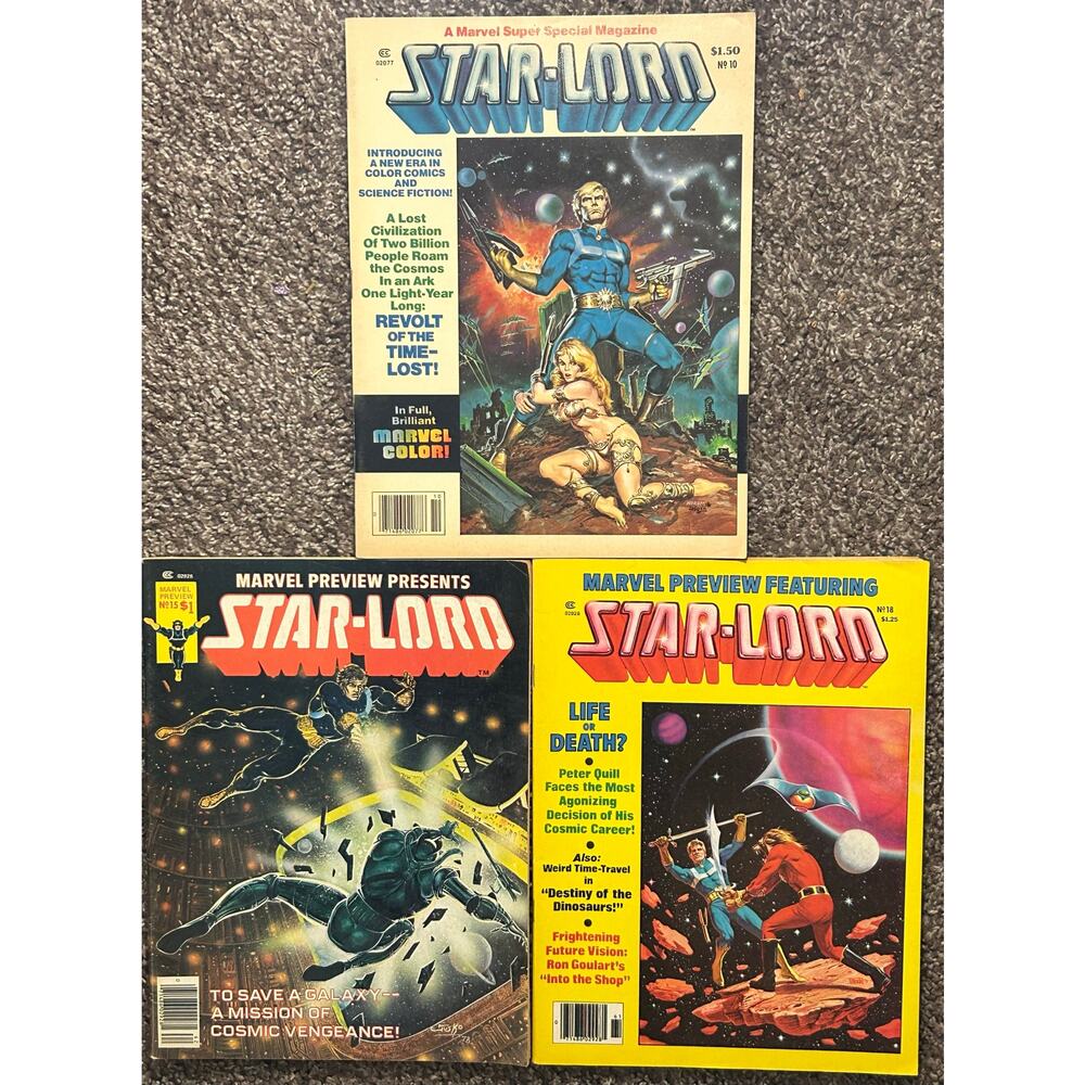 Marvel Preview #15 & 18 (1978) and Marvel Super Special Magazine #10 (1979)